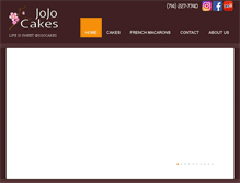 Tablet Screenshot of jojocakes.net
